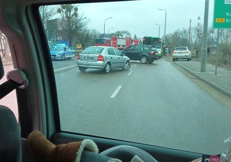 Wypadek na ulicy Towarowej