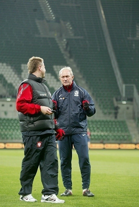 Polacy trenowali na stadionie we Wrocławiu