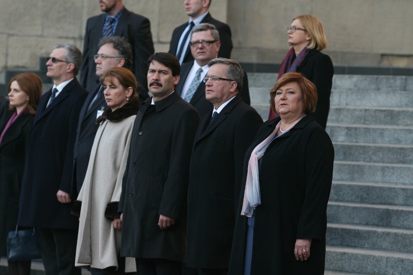 Prezydenci Polski i Węgier w Katowicach