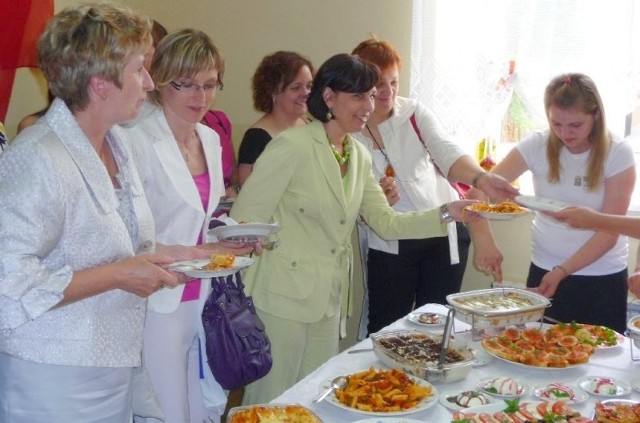 Po zakończeniu części oficjalnej konferencji przyszedł czas na degustację smacznych potraw włoskich