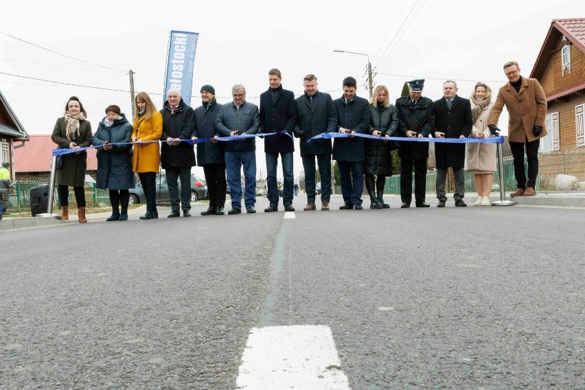 Teraz droga Stanisławowo-Wojszki jest już oficjalnie otwarta...