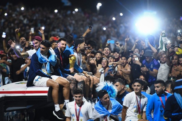 Mistrzowska parada reprezentacji Argentyny w Buenos Aires