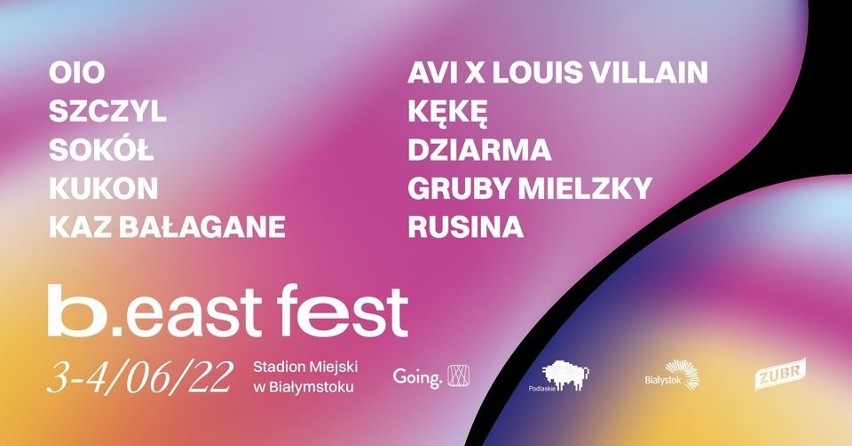 Pierwsza edycja festiwalu B.East Fest i koncert Taco Hemingway na Stadionie Miejskim w Białymstoku