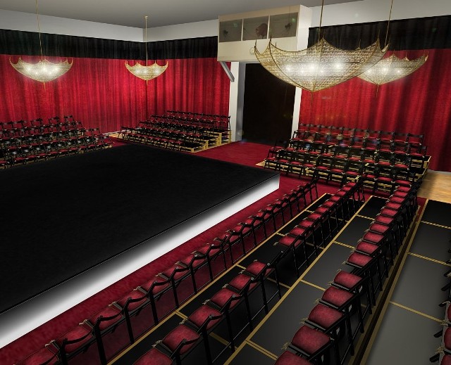 Na widowni teatru Cortique będzie 300 miejsc, a scena będzie miała powierzcnię 90 metrów kwadratowych