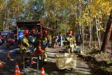 Na terenie zakładu Nitroerg w Krupskim Młynie odbyły się ćwiczenia strażaków. Wzięło w nich udział ponad 150 osób 