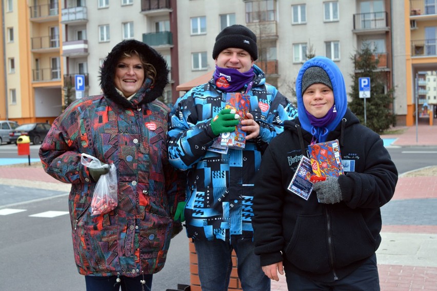 Wolontariusze Wielkiej Orkiestry Świątecznej Pomocy w Mielcu...