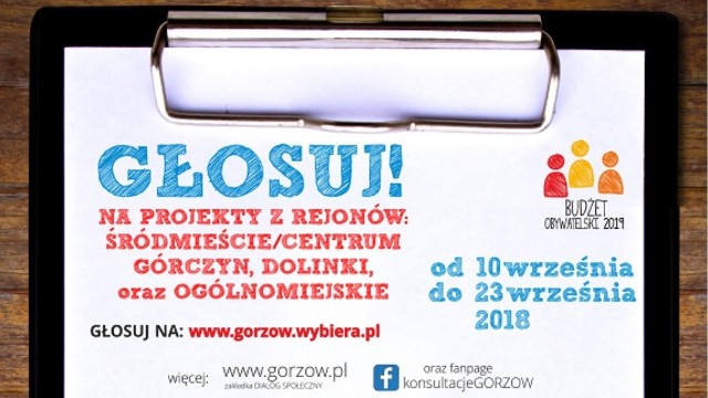 Gotowi do głosowania? Wybieramy pomysły dla całego miasta oraz dla trzech osiedli