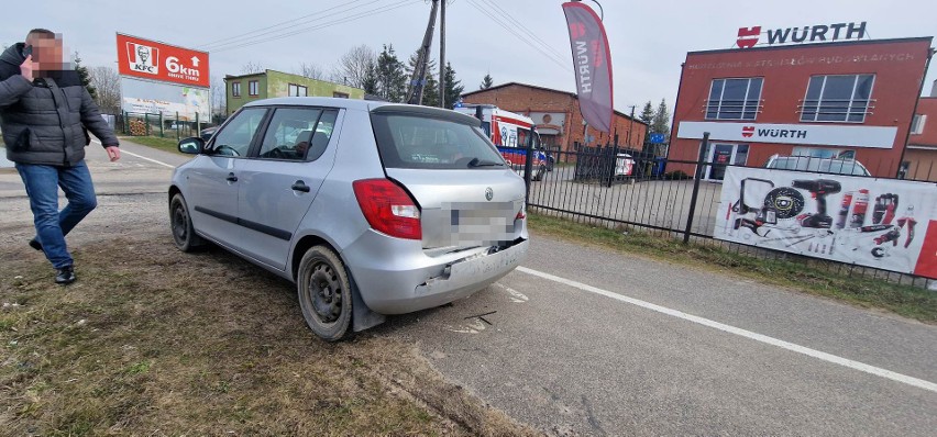 Kolizja na ulicy Szczecińskiej w Koszalinie. Zderzyły się trzy pojazdy [zdjęcia] 