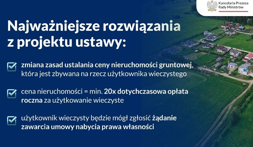 Rząd likwiduje użytkowanie wieczyste. Z projekty ma Cały ten...