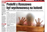 Wychowawca karany za pedofilię zajmował się również dziećmi z Rzeszowa