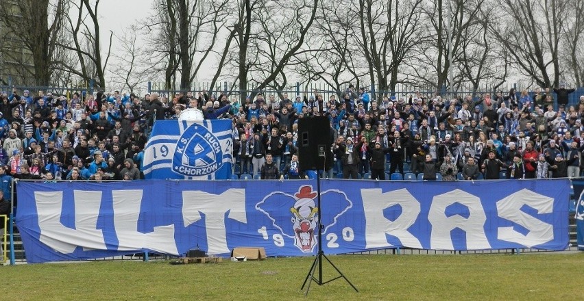 Kibice na meczu Ruch Chorzów – Jagiellonia Białystok 1:0