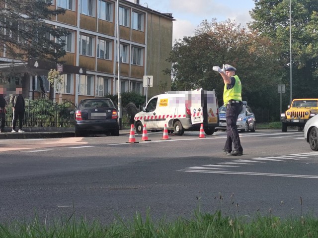 Wypadek w Koszalinie.