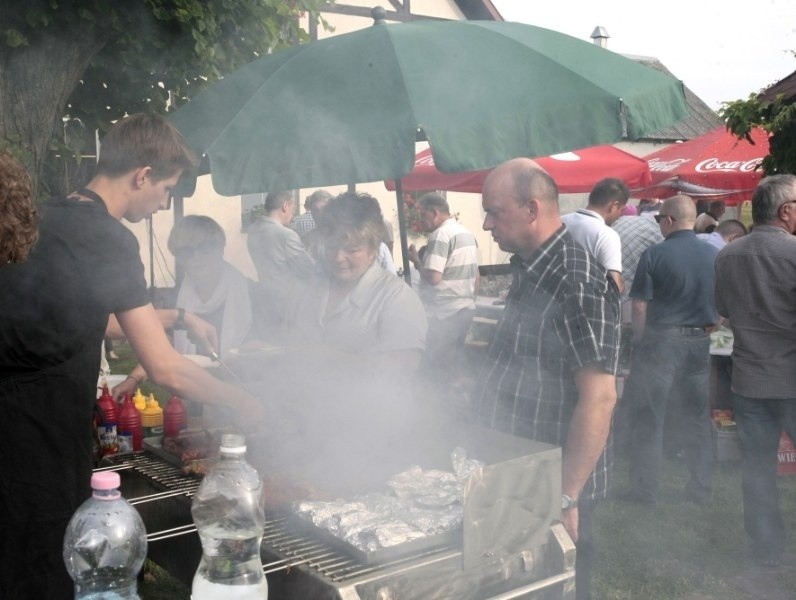 Na sobotnim grillu było Rafała Grupińskiego oraz Filipa...