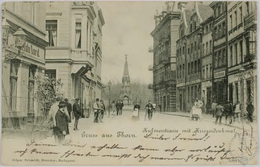 Hotel du Nord na rogu ulicy Chełmińskiej i Franciszkańskiej....