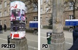 Poznań: Uwalniają miasto od nielegalnych reklam! [ZDJĘCIA]