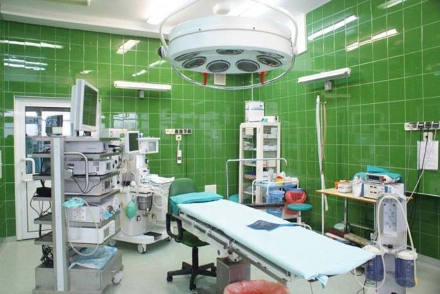 Sala operacyjna szpitala w Siemiatyczach