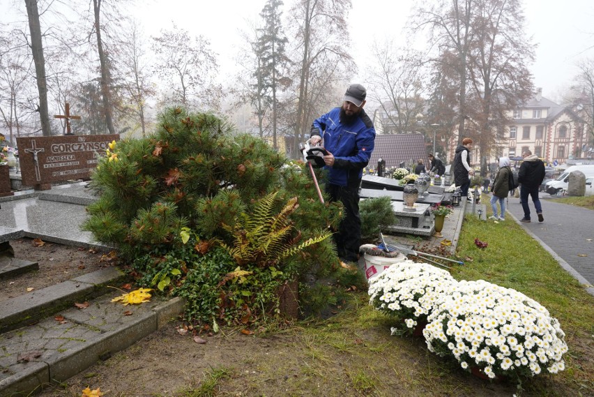 Miastko. Ostatnie porządki przy grobach, sprzedaż kwiatów i...