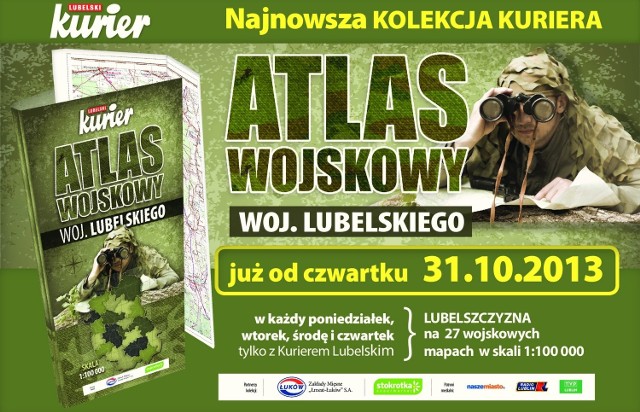 Nowa kolekcja map z Kurierem. Zdobądź atlas wojskowy woj. lubelskiego!