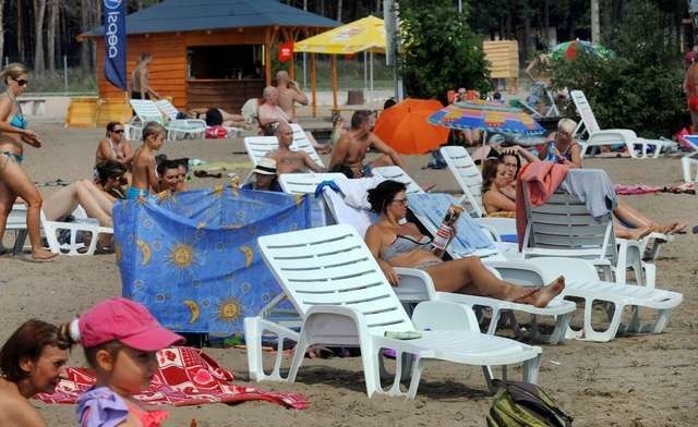 Plaża w ChmielnikachPlaża w Chmielnikach