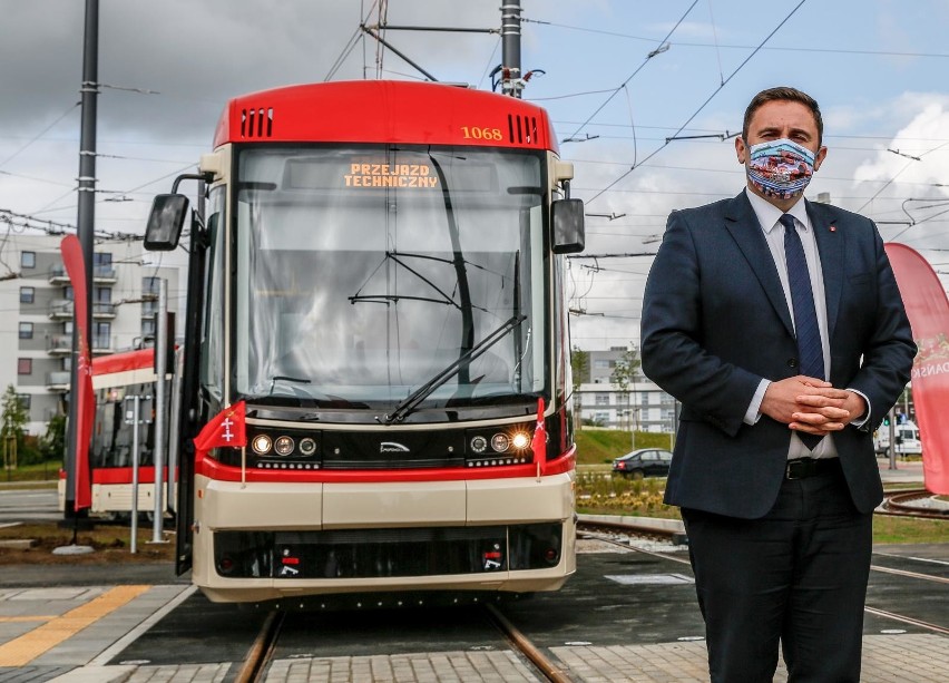 Gdańsk: Linia tramwajowa na alei Pawła Adamowicza już w fazie testów. Niedługo pojadą tędy tramwaje z pasażerami