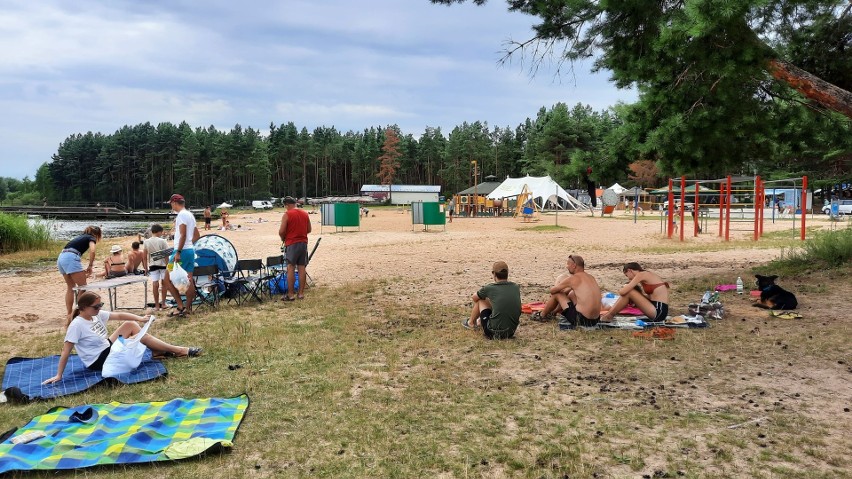 Plaża w Rudni (gmina Michałowo) - 30 lipca 2022 r.