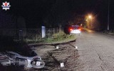 Tragiczny wypadek w Kolembrodach. Motorowerzysta przewrócił się na drodze i zginął