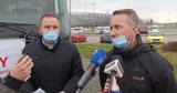 Protest przewoźników w Lublinie. „Sytuacja jest dramatyczna. Żądamy pomocy od państwa”