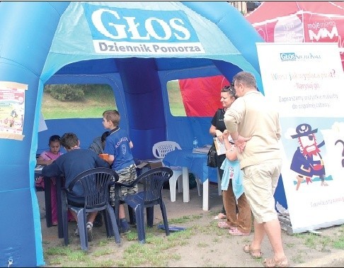 Maluchy odwiedzały namiot Głosu przez cały weekend. W sumie w naszym konkursie wzięło udział ponad 300 dzieci.