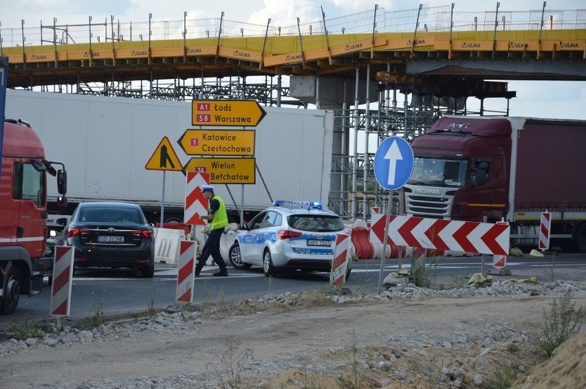 Autostrada A1 w na odcinku przebiegającym przez Piotrków...