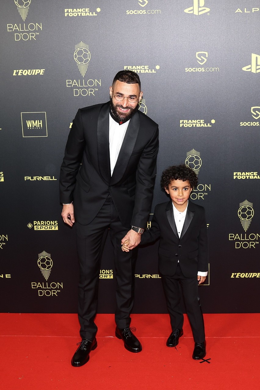 Złota Piłka 2022. Karim Benzema z synem