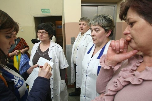 Kucharki okupują szpital w Czerwonej Górze