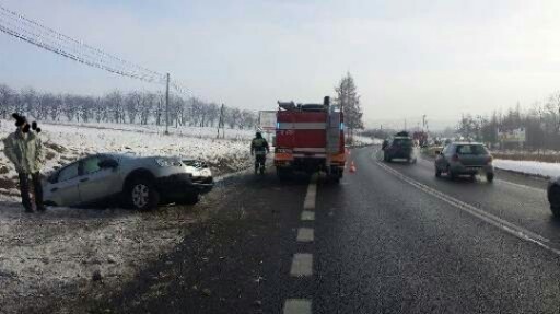 Groźny wypadek na trasie Kraków-Olkusz