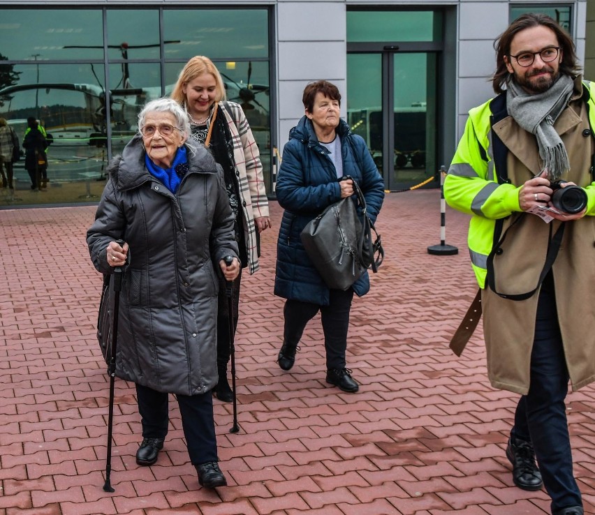 102-letnia Aurelia Liwińska wyleciała dzisiaj do Warszawy.