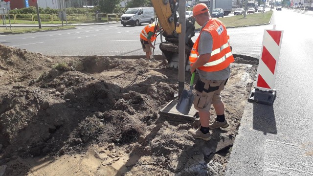 Prace związane z przebudową północnej jezdni ulicy Żółkiewskiego zakończą się na przełomie sierpnia i września
