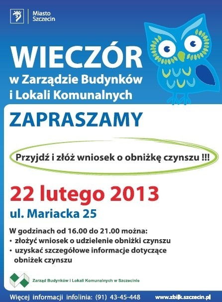 Takie plakaty od poniedziałku zawisną na klatkach schodowych lokali komunalnych.