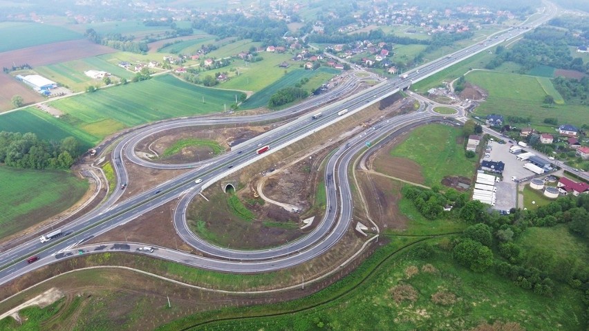 Węzeł Niepołomice, nowy zjazd z autostrady A4 w Małopolsce