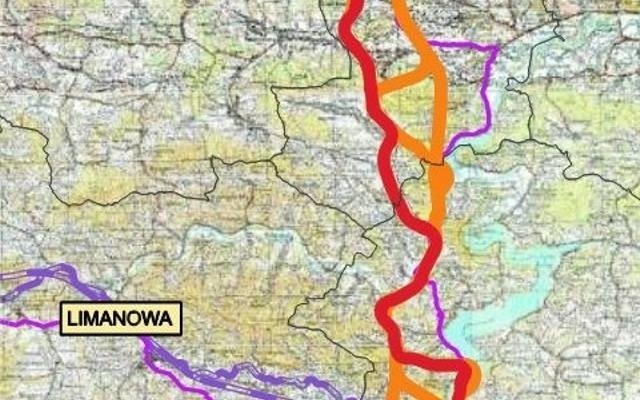 Łososina Dolna: Skorygowano warianty przebiegu Sądeczanki. Będzie tunel pod Justem?