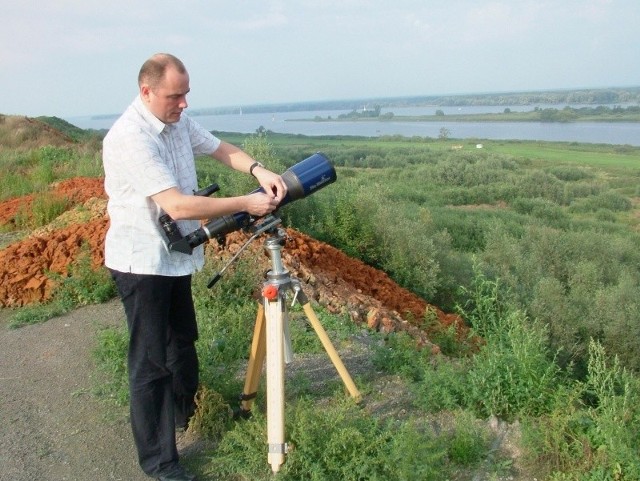 Teraz już b. prezes POLIC, zapalony astronom, będzie miał więcej czasu na swoje hobby.