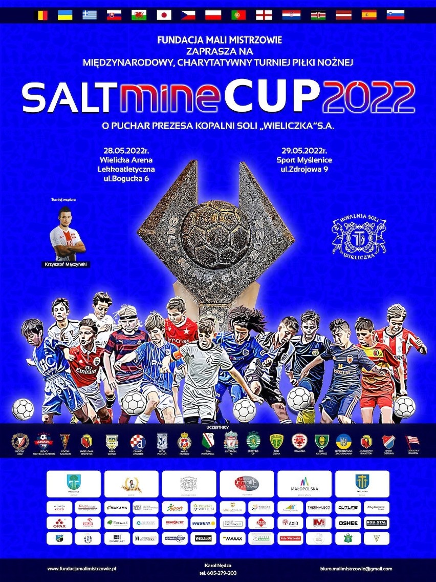 Rusza Turniej Salt Mine Cup 2022. Mecze odbędą się w Wieliczce i Myślenicach 