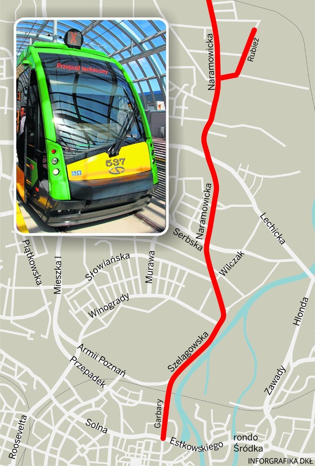 Najbardziej pożądana trasa nowego tramwaju na Naramowice