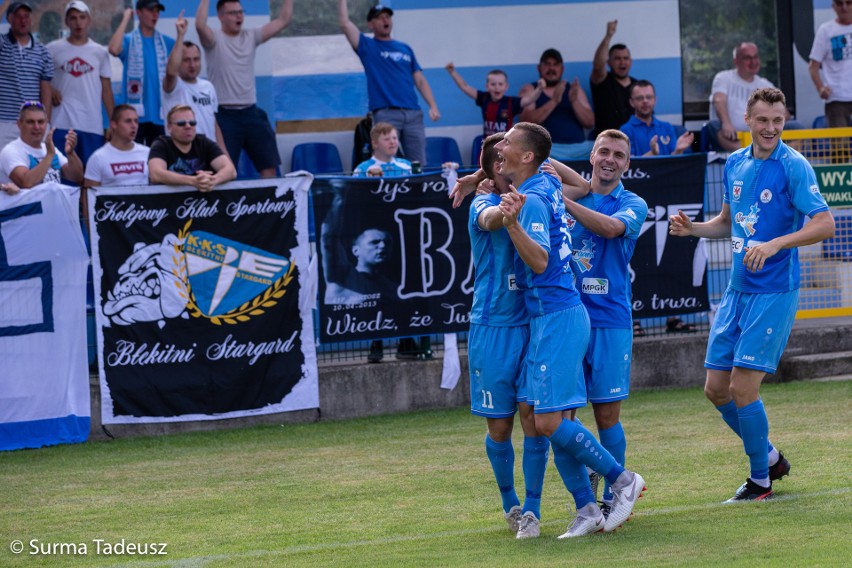 Błękitni Stargard pokonali w Stargardzie Elanę Toruń 1:0