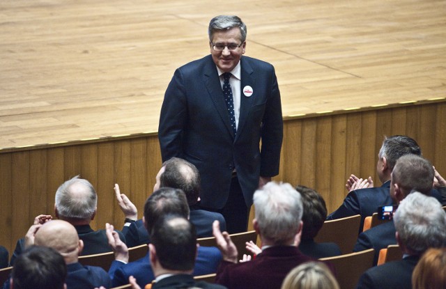 Bronisław Komorowski podczas wizyty w Koszalinie