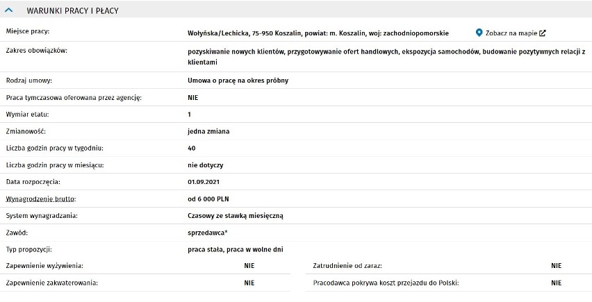 Najnowsze oferty pracy w powiecie koszalińskim powyżej 4 tysięcy brutto