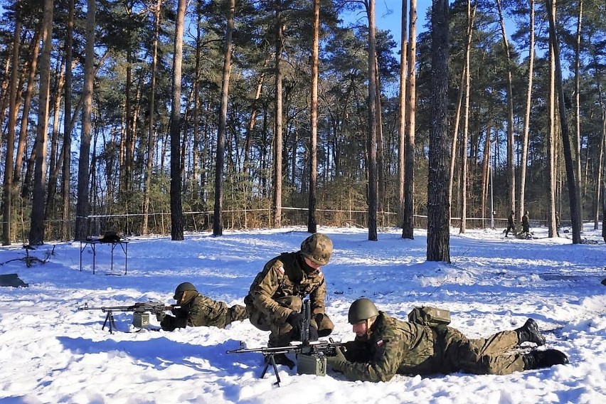 Ćwiczenia opolskich żołnierzy.
