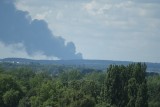 Pożar w fabryce styropianu w Wełtyniu koło Gryfina (zdjęcia, wideo)