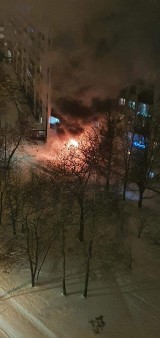 Łódź: Spłonęło mieszkanie na  Julianowie. Są poszkodowani...
