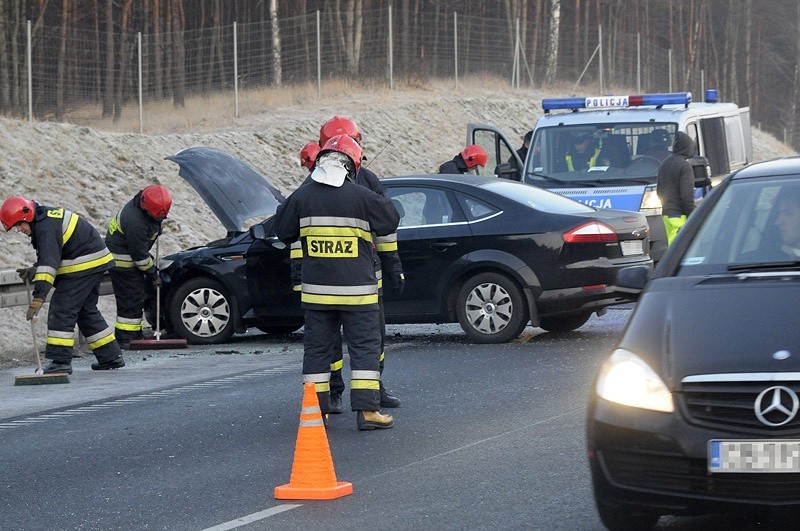 Do groźnego wypadku doszło rano w Stryszku na krajowej "5"....