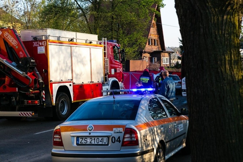 Wypadek na ul. Metalowej w Szczecinie