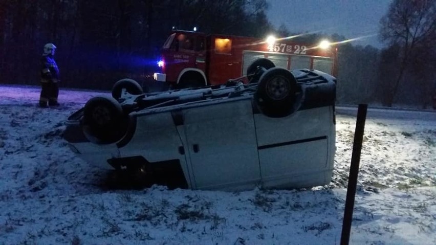 Wypadek śmiertelny. Ciężkie warunki na drogach. Mnóstwo kolizji [ZDJĘCIA]