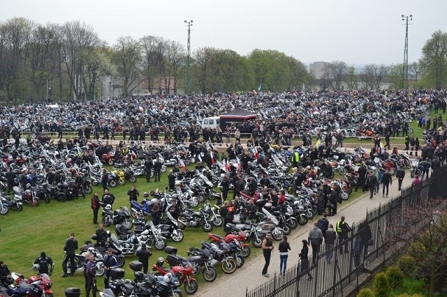 Zlot Gwiaździsty. Motocykliści na Jasnej Górze